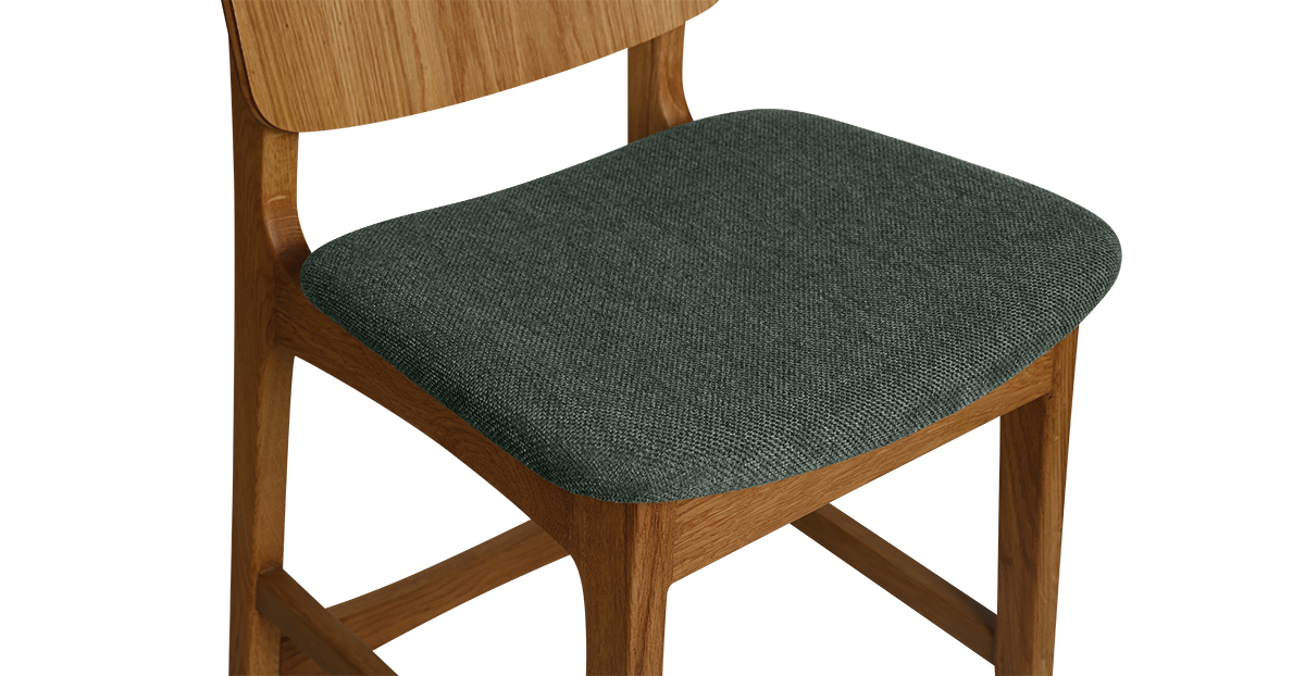 Lap and Dado Devon Oak Barstool - Bingle Pine 8