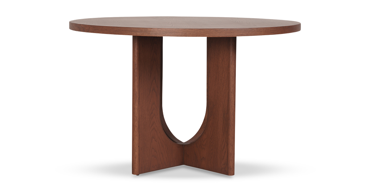 Lap and Dado Franca Dining Table - Teak Finish 3