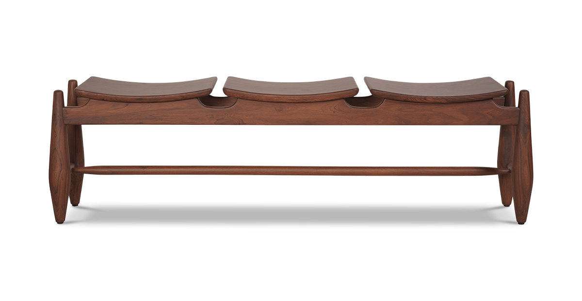 Lap and Dado Galle Teak Bench 1