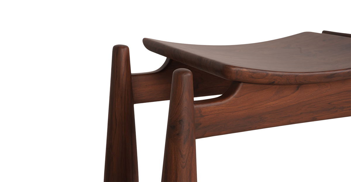 Lap and Dado Galle Teak Bench 4