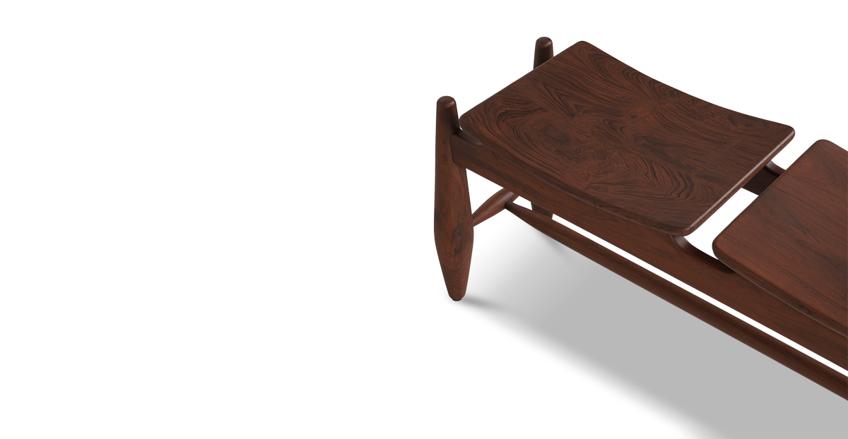 Lap and Dado Galle Teak Bench 6