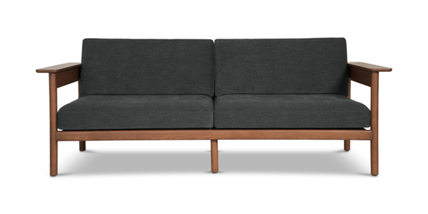 Dalton Oak Sofa - Teak Finish
