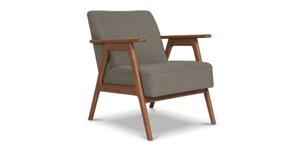 Evans Oak Armchair - Teak Finish