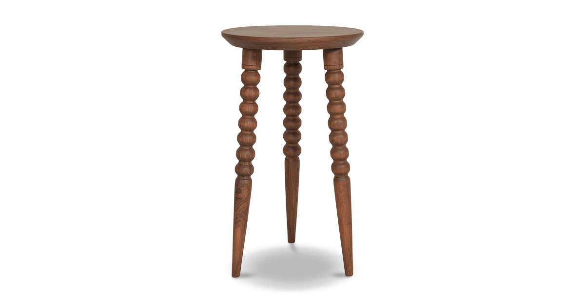 Lap and Dado Mati Teak Bobbin Side Table 1