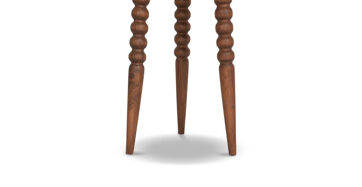 Lap and Dado MatiTeak Bobbin Side Table 4