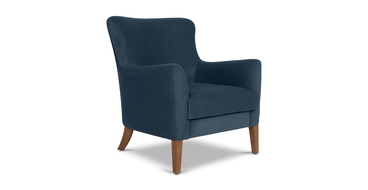 Lap and Dado Porto Armchair Elton Navy 1