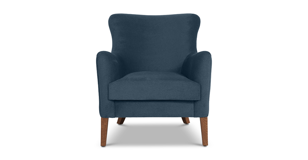 Lap and Dado Porto Armchair Elton Navy 6